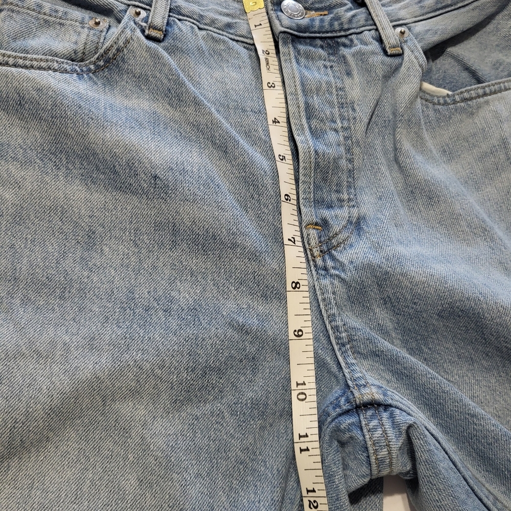 Everlane The 90s Cheeky Jean Button Fly Light Wash Organic Cotton Womens 27 Crop - Picture 6 of 10